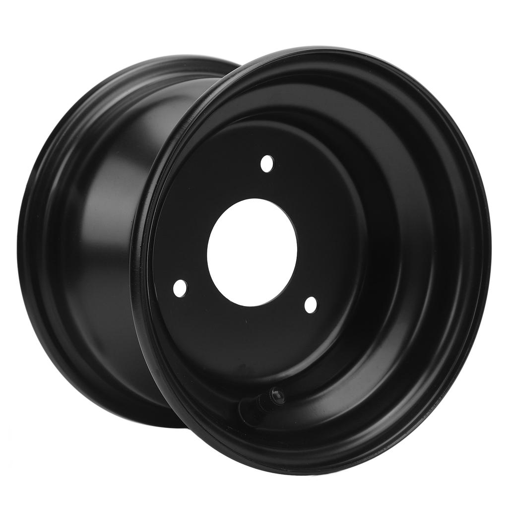 16X8.00 7 7 Inch Wheel Rim Black 3 Hole Aluminum Alloy Heavy Duty Strong Load Capacity for Most ATVs Go Karts Golf Carts