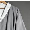 Unisex Cotton Hotel Bath Robe,Soft Absorbent Adult Bath Gown For Hotel Homestay Home All‑Season Use