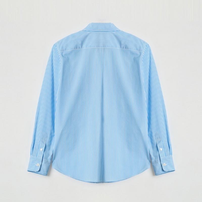 BCBG Logo Embroidered Stripe Blouse B4s2b426