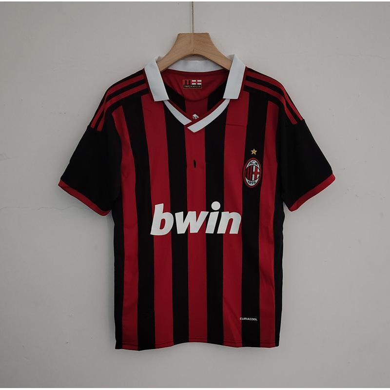 AC retro tricou clasic nostalgic replică tricou de fotbal Kaka Maldini cu mânecă scurtă top uniformă de antrenament