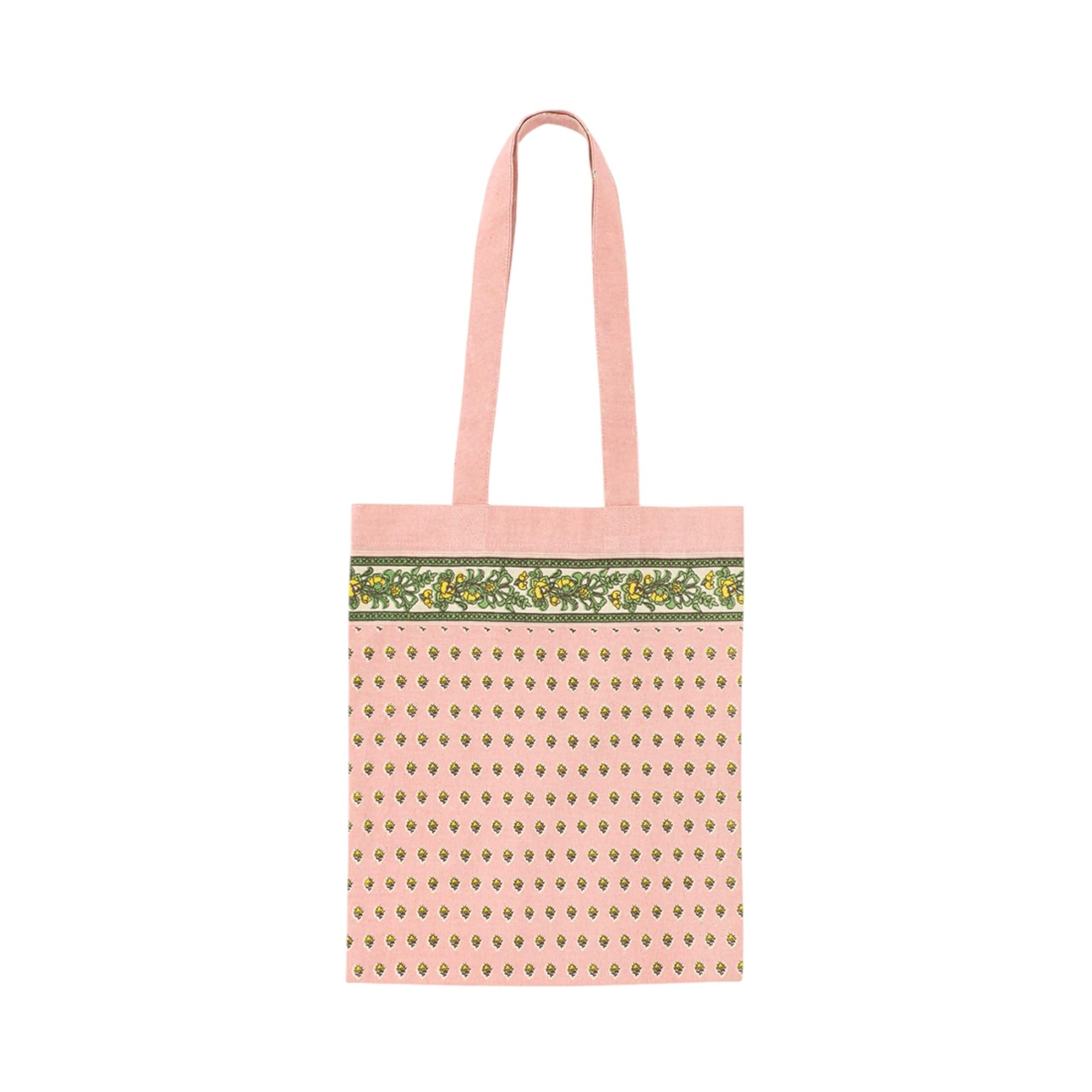 

Tomo Corporation A4 Printed Tote Bag, Avignon Border, Dusty Pink, Size 31.5x39cm, 14224-750-416