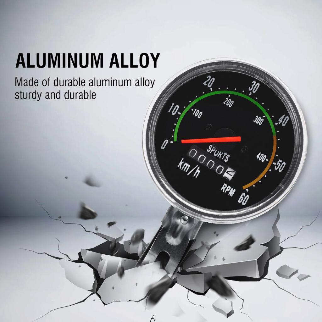 Mechanický počítač na kolo Rychloměr Počítadlo kilometrů Stopky na kole Cyklopočítač