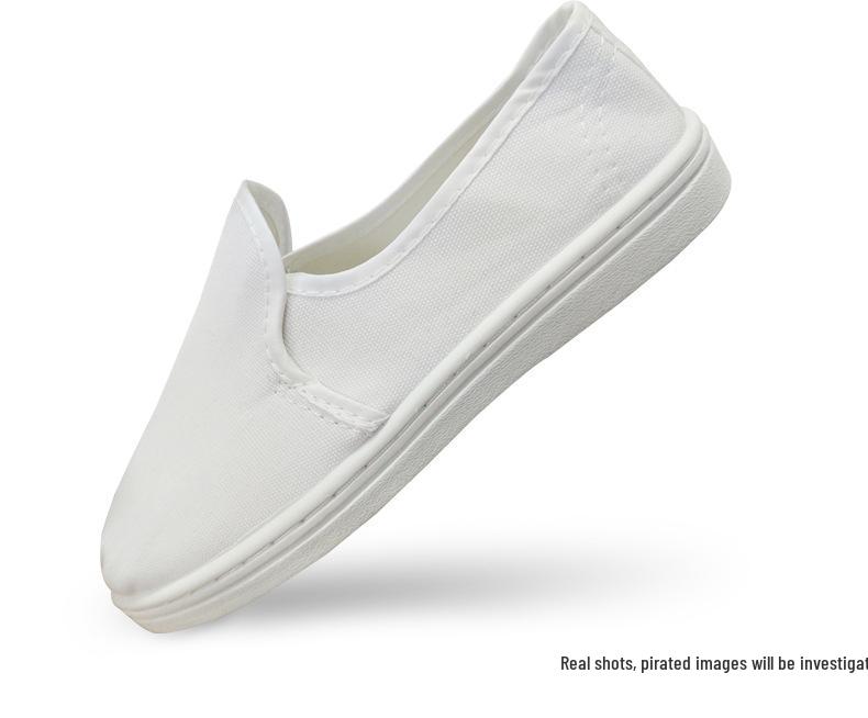 Unisex Anti-Static PVC Mid-Cut Work Shoes - Lightweight, Dust-Free, Soft Sole for Labor Protection