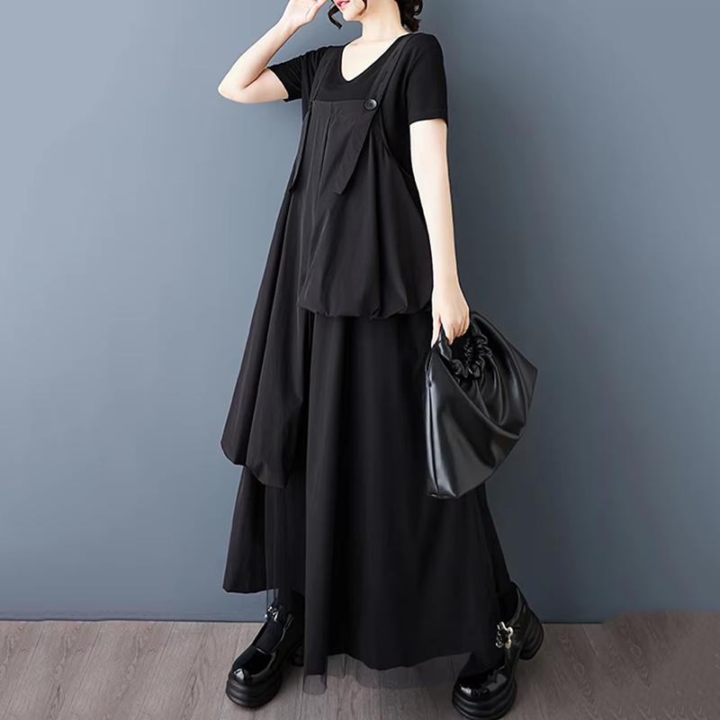 Xitao Robe Patchwork Irrégulière HQQ2461