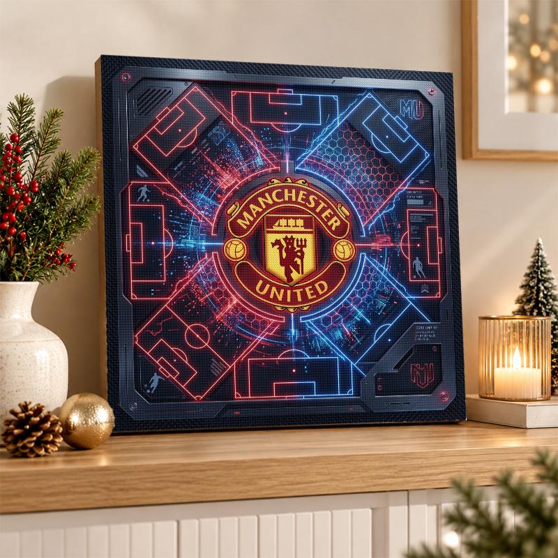 Sada pro diamantové malování Manchester United 5D plný vrták DIY diamantová mozaika Nástěnná malba Domácí dekorace
