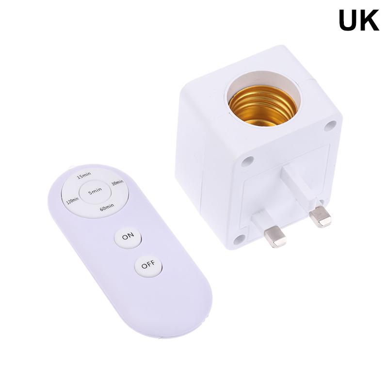 1pc E27 Remote Control Lamp Head Socket Lamp Base Wireless Smart Remote Control Lamp Holder Cap Intelligent Switch Accessories