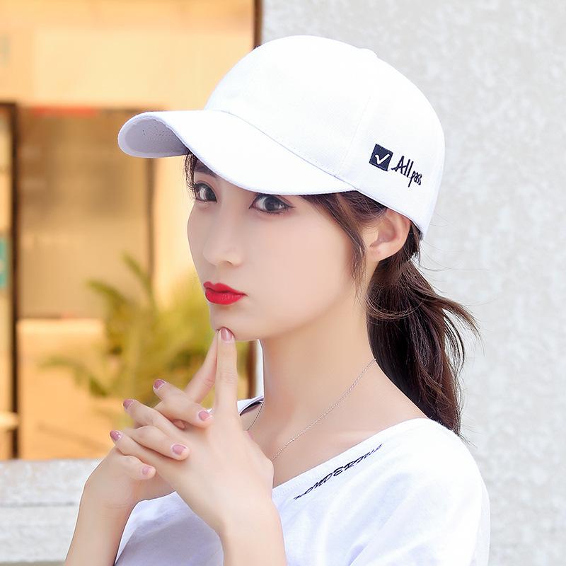 Zhen yue qi trendy embroidered baseball cap - women's casual letter visor hat - men's couple hat