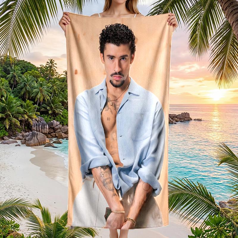 Serviette de plage mode Bbunny: Idéal pour les aventures estivales Doux, absorbant et à séchage rapide, convient pour la natation et le bain