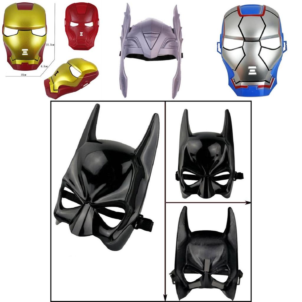 Plastic Thor Helmet Mask For Adult Unisex Halloween Masquerade Parties**