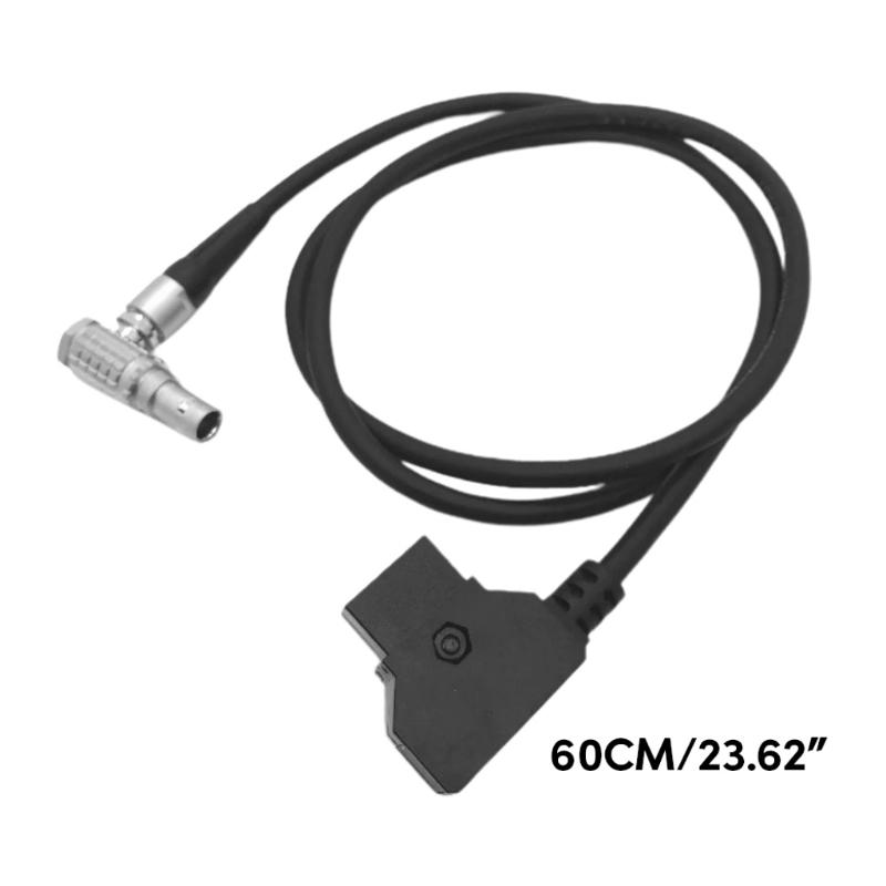 D Tap to 2B 8 Pin Right Angle Female Power Cable for  Amira Camera Battery Conversion Cable Accessories 60cm