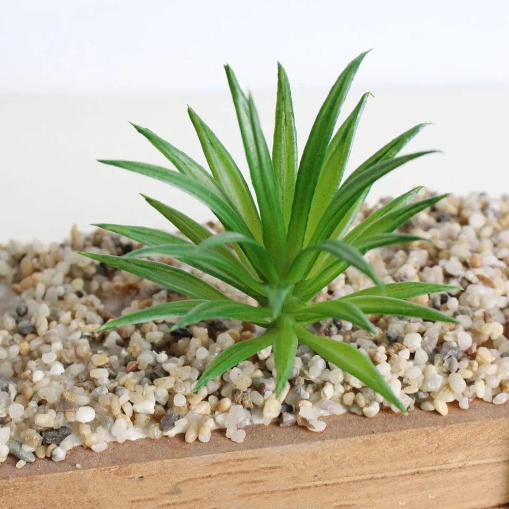 Mini Artificial Succulents Plants Realistic Fake Plants  Outdoor Indoor Decoration