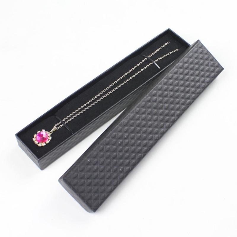 Pack of 10 Innovative Necklace Storage Box Functional Jewelry Packaging Case for Birthdays Anniversaries Gifts