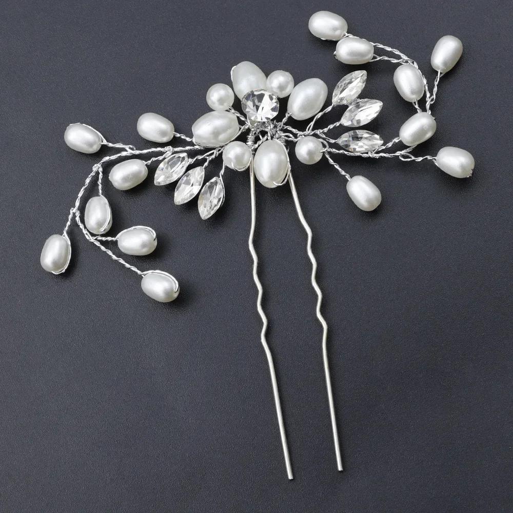 

Elegant Girls Headband Imitated Pearl Hair Headdress Baby Girls Flower Wreath Bride Garland Head Hoop Wedding Hair Headbands