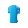 Li-Ning Color Block Short Sleeve T-Shirt And Solid Straight Leg Shorts Casual Sports Set Unisex sets AATU027-4
