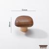 Japanese Minimalist Walnut Handle Solid Wood Cabinet and Wardrobe Drawer Handle
