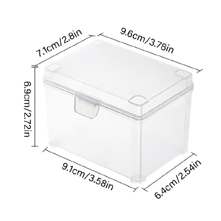Clear Storage Box for Sports Cards Game Card Trading Card Case Card Storage Organizers Stackable Playing Card Deck Box