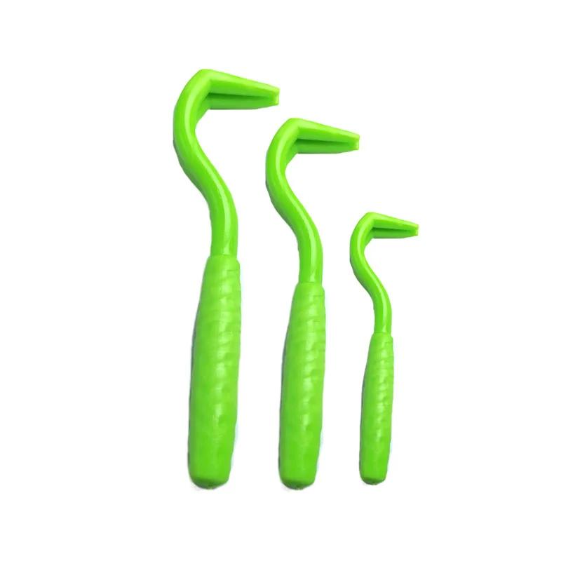 3pcs/set Pet Tick Remover Hook Plastic Flea Pull Tweezer Removal Tick Gadget Cleaning Accessaries for Dogs Cats Human