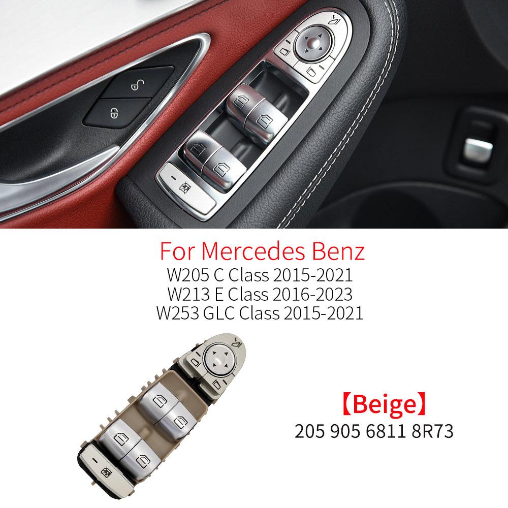 For Mercedes W205 W253 W213 Car Electric Power Window Switch For Benz C E GLC Class 2015- C200 E260 E300 GLC300 2059056811
