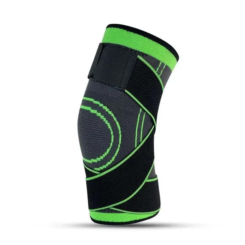 1pcs Knee Compressions Sleeve with Adjustable Straps for Running Working Out and Sports Wearing All Day