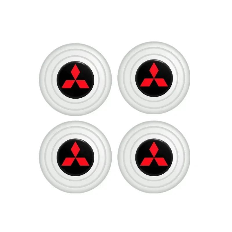 zjdf10 Luminous Car Door Shock Absorber Stickers for Mitsubishi Lancer Ex Mirage OTO ASX L300 Montero EVO Pajero Galant Accessories
