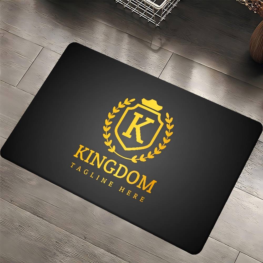 Kingdom LOGO Anime Zimmermatten Retro Mehrfachauswahl Wohnzimmer Küche Teppich Rutschfester Willkommensläufer