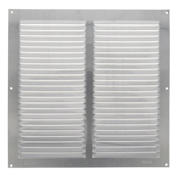 AMIG | Grille d'aération 3 | 300 x 300 mm | Aluminium | Argent