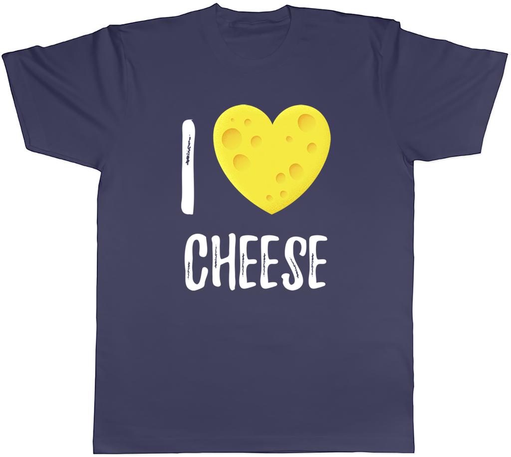 Ich liebe Käse Liebe Herzförmiger Käse Unisex T-Shirt Tee Geschenk Top