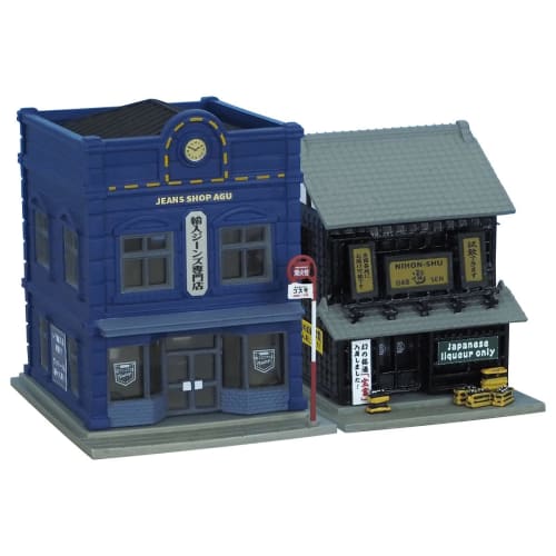 

Building Collection Kenkore 045-5 Jeans Specialty Store/Sake Specialty Store Diorama Supplies 321118