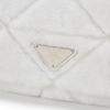 Prada System Serie Schaffell Crossbody Umhängetasche Damen Taschen Weiß 1BD292-2EC9-F0009-V-K9O