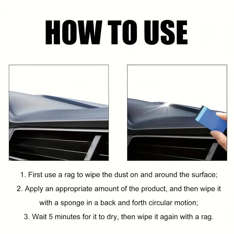 Car Plastic Repair Paste - Car Interior Care Kit, Effectively Repairs Scratches, Suitable for Both Interior and Exterior Use