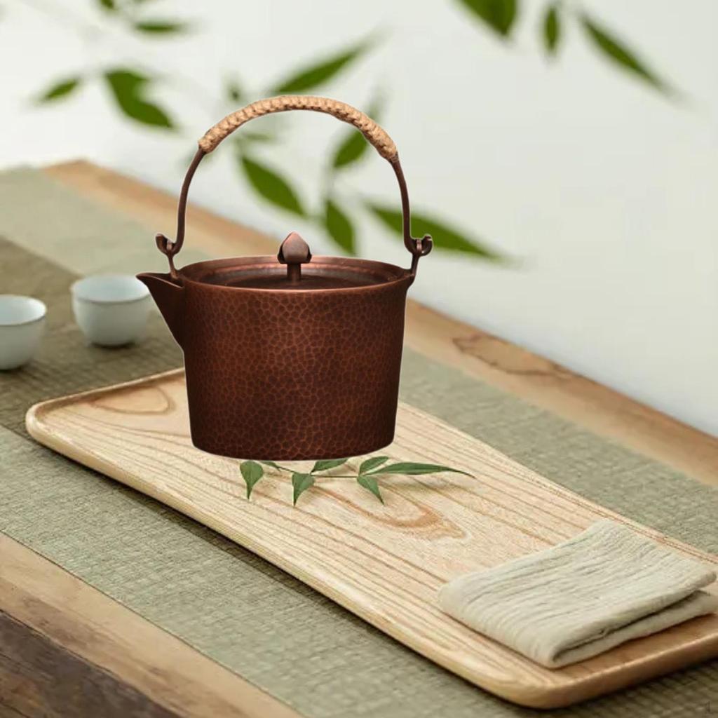 500ml Copper Tea Kettle Water Coffee Pot Large Capacity Portable Kung Fu for