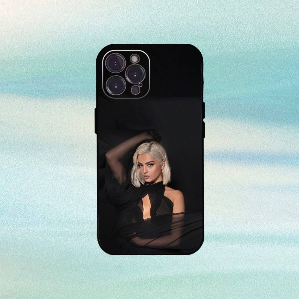 B-Bebe Rexha Singer Phone Case For iPhone17 16 15 14 13 12 11 Pro Max Plus,5G Soft Black Case