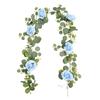 Artificial Eucalyptus Flower Garland Wedding Decoration for Room Window Wall Blue