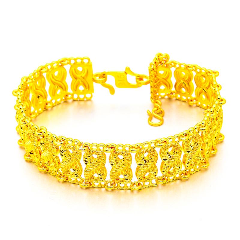 Vietnam Sand Gold Women's Fashion Bracelet - Elegant Chain Design