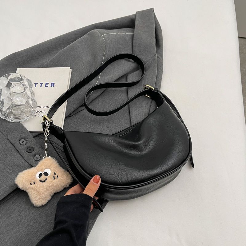 Premium Texture Bag Women's 2025 Summer New Fashion Popular Shoulder Bag Popular Messenger Bag Dumpling Bag