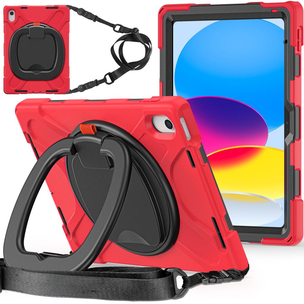 Armor Case Universal for IPad 2025 A16 11th 10.9 2022 10th Gen. A3354 A3355 A3356 A2757 A2777 A2696 Rotating Stand Hybrid Cover