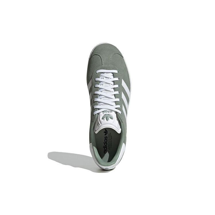 Adidas Gazelle Silver Green Men Sneakers Cloud-White Core-Black IG5790