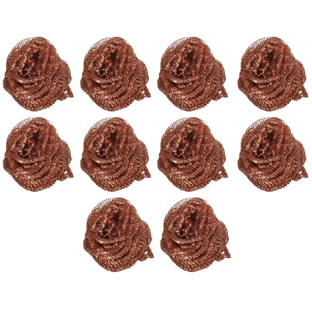 

Soldering Iron Nozzle Cleaner with 10 Copper Desoldering Balls Prevents Cooling Down and Improves Soldering Efficiency 2 sets plus refills