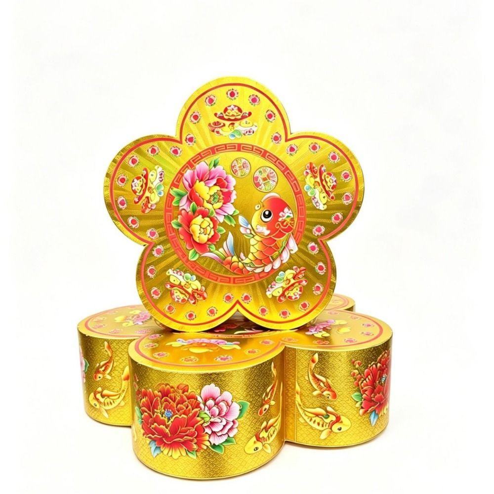 Decorative Foldable Box Foldable Craft Box Hard Cardboard Pagoda Base Box  Festival Gift