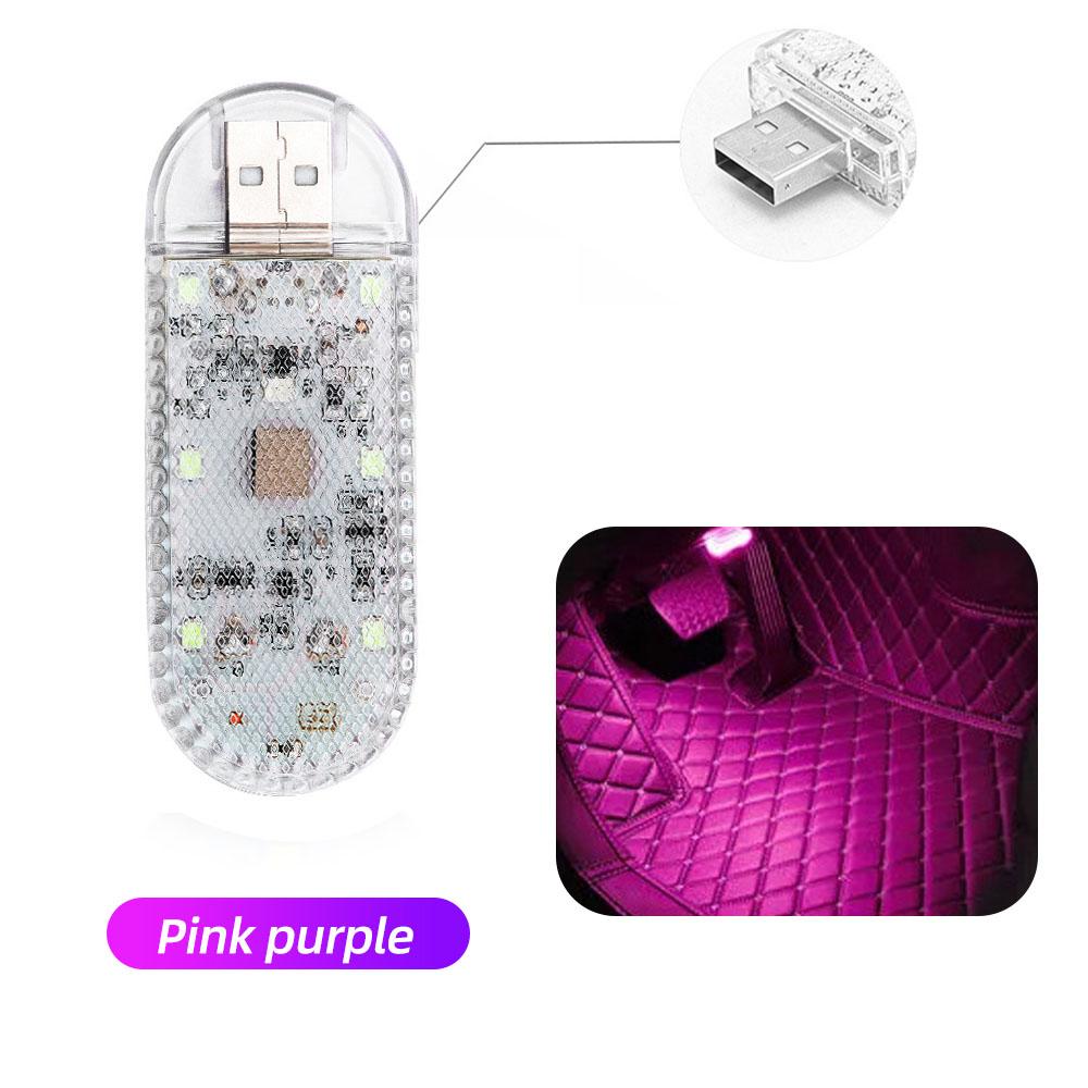 Multi Color Car Light Wireless LED Touch Light Roof Ceiling Sensor Read Lamp Mini USB Charging Light Auto Interior Accsesories