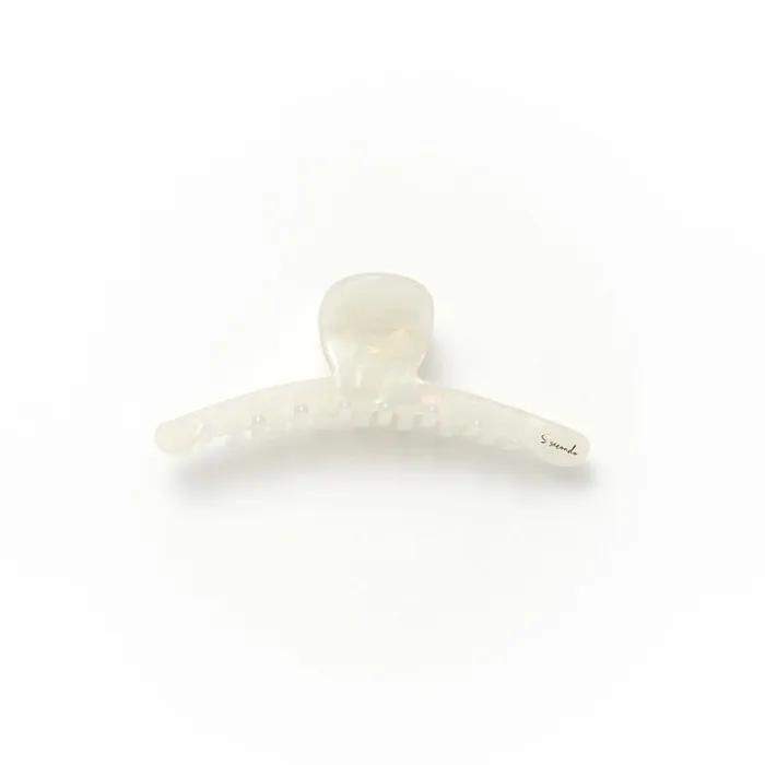 Horizon hair claw clip_Moonlit white