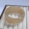 Smudged Wide Chunky Bangle Marbling Cuff Bracelet Vintage Irregular Resin Bracelet  Gifts