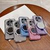 Mirror Luxury Fashion Glitter Case For OPPO F5 F7 F9 F11 F17 F19 Pro Find X6 K1 K5 K11 R17 Magnetic Bracket Soft Spakly Cover