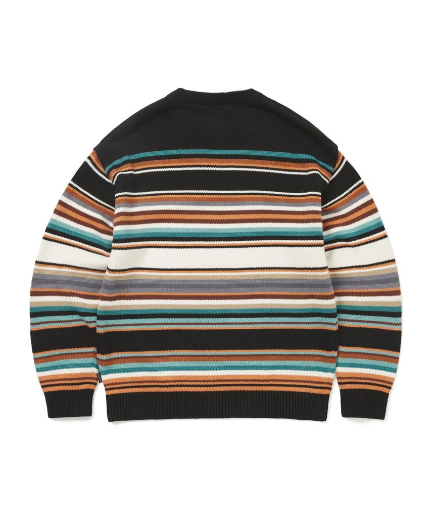 THISISNEVERTHAT Multi Striped Sweater Black/White