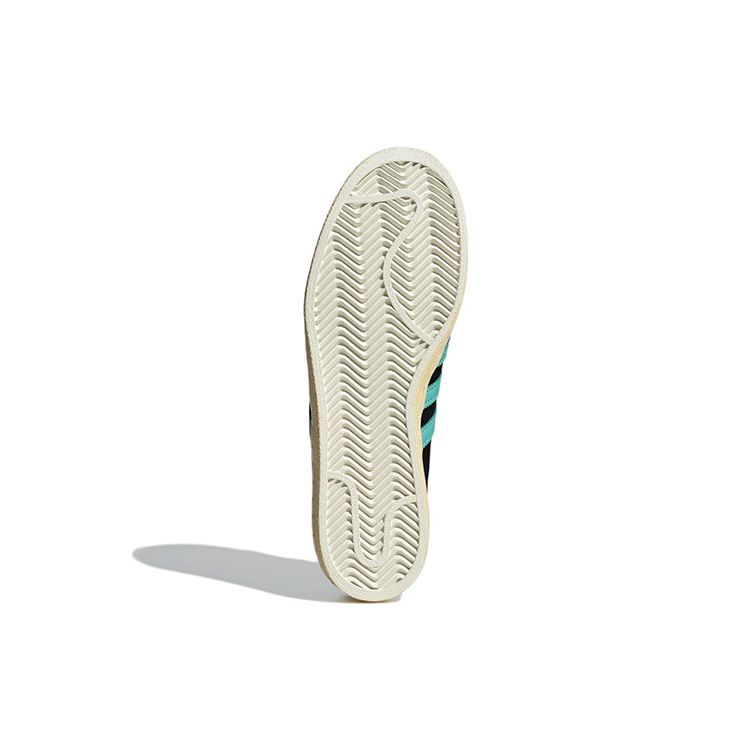 Adidas Campus 80s Atmos Wind and Sea Unisex Sneakers Core-Black Off-White White-Teal GX3952