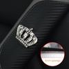 Car Accessories Seat Belt PU Leather Seat Belt Shoulder Cover Comfortable Flash Diamond Inlaid Crown Protect Seat Belt Liner