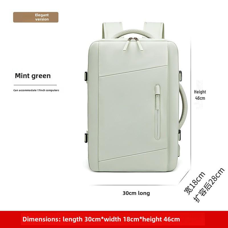 

Дорожный рюкзак большой вместимости с отделением для влажной и сухой одежды, расширяемая повседневная сумка для ноутбука для женщин и мужчин 18 inches