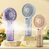 Rechargeable Handheld Fan with Spray - Portable Personal Fan for Outdoor Activities, Travel,