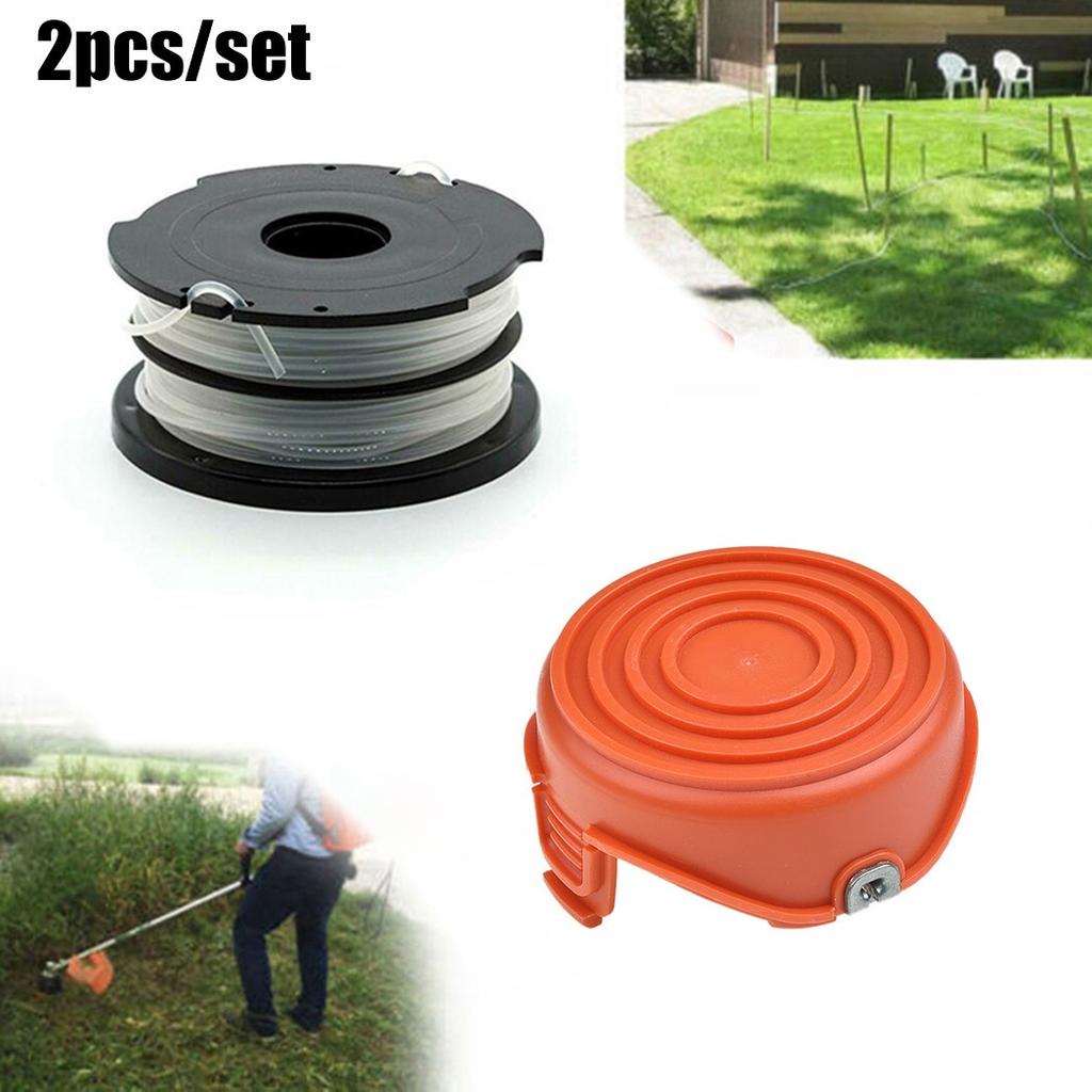 String Trimmer Spool Line & Cap For Black And Decker GL315 GL350 GL650 GL337SB