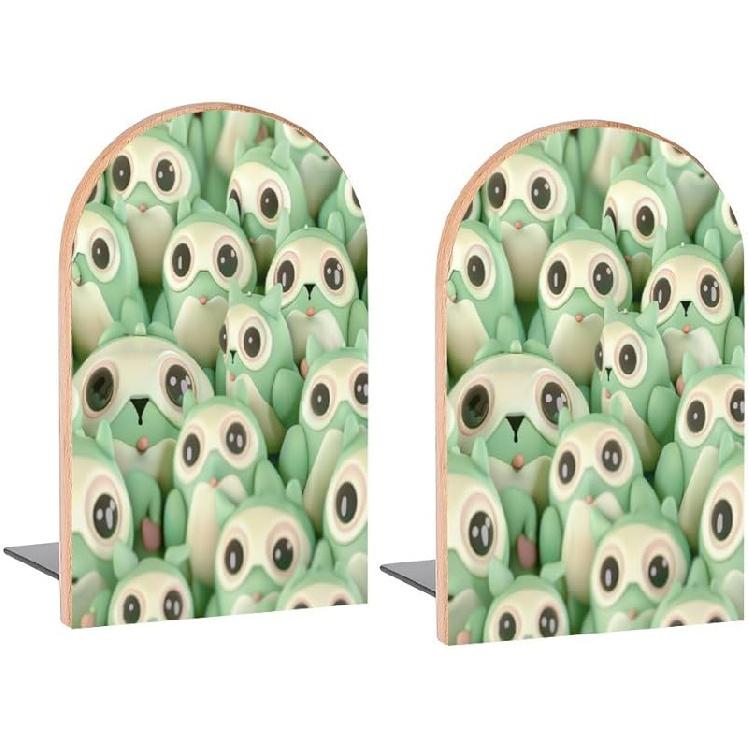 

Подставки для книг Смешные кошки Деревянные подставки для книг для полок для удержания книг Сверхпрочные Нескользящие Ограничители для книг Деревянные Декоративные Дом Офис Школа Multicolor9